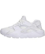Nike Grade School Huarache Run Sneakers Size 6.5Y Color White - £73.95 GBP