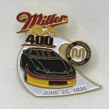 1996 Miller Beer 400 Michigan Speedway Racing NASCAR Race Enamel Lapel Hat Pin - £6.26 GBP