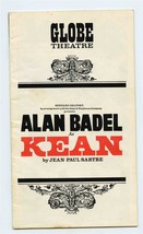 Kean Program Globe Theatre London Alan Badel 1970&#39;s - $11.88