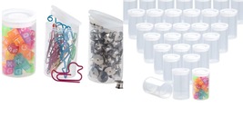 Clear Film Canisters with Caps for 35mm, Storage for Small Accessories 30 Pcs  - £27.59 GBP