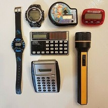Watch Pedometer Calculator Flashlight LOT of Gadgets that ALL NEED NEW B... - $13.85