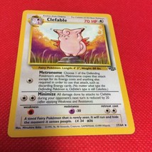 Clefable 17/64 Pokemon Card Jungle Set Non Holo Mint Never Played - £5.42 GBP