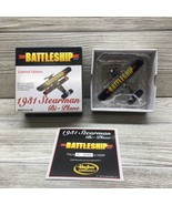 1931 Stearman Bi-Plane Die-Cast 1:52 Limited Edition Battleship Hasbro G... - $282.06 MXN