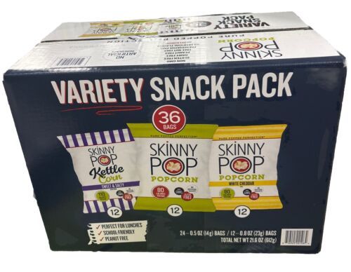 Skinny Pop Variety Snack Pack 36/Pack (220-01049) - $31.20