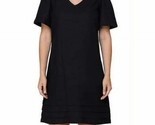 Nicole Miller ~ Ladies&#39; ~ Linen Blend Dress ~ Black ~ Size Large (12) - £17.99 GBP
