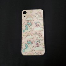 iPhone XR Case - Pink Blue Kawaii Unicorn - Clear Case for Girls - £3.96 GBP