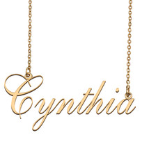Cynthia Custom Name Necklace Personalized for Mother&#39;s Day Christmas Gift - £12.59 GBP