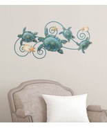 31&quot; Large Cluster Blue Green Sea Turtle Wall/Fence Decor - $58.67 CAD