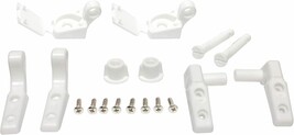 Leaf Straight Universal Fit Toilet Seat Hinge, Plastic, 4&quot; X 5&quot;, White,,... - $35.96
