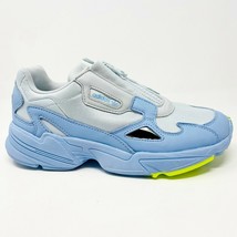 Adidas Originals Falcon Zip Glow Blue Grey Neon Womens Running Trainers ... - $59.95