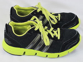 Adidas Breeze XJ Running Shoes Kids Size 3 US Near Mint Condition Black @@ - £15.88 GBP