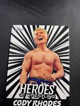 2023 Leaf Heroes of Wrestling White #3 Cody Rhodes  Aew Wwe - $1.98