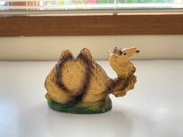 Vintage Sitting Camel Chalkware Figure for Nativity Set 4-1/2" Italy - $10.88