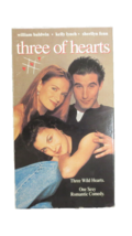 Three of Hearts - VHS Video Tape - William Baldwin, Kelly Lynch, Sherily... - £5.34 GBP