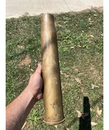 Vtg. 57 MM BRASS Artillery Shell  *INERT*,For Collectors Or Art Projects... - $168.29