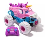 Monster Jam Sparkle Smash Remote Control Truck, 1:15 Scale, Official RC ... - $79.96