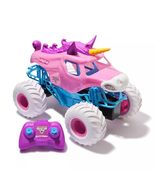 Monster Jam Sparkle Smash Remote Control Truck, 1:15 Scale, Official RC ... - $79.96