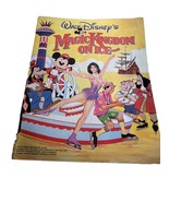 Vintage 1983 Walt Disney&#39;s Magic Kingdom on Ice Book with Poster - $17.62 CAD