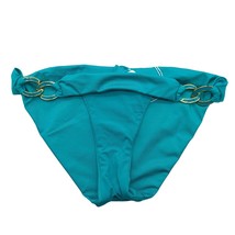Trina Turk Hipster Monaco Chain-Side Hipster Bikini Bottom Teal Blue 10 - $33.75