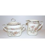 BEAUTIFUL NORITAKE BONE CHINA IMPERIAL GARDEN 9720 CREAMER &amp; SUGAR BOWL ... - $985.78 MXN