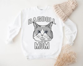 Ragdoll Cat Mom Sweatshirt, Cat Lovers gift, Ragdoll Cat Design, Ragdoll... - £35.11 GBP