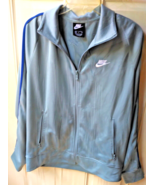 Nike Knit Sportswear Track Jacket Men&#39;s Medium Grey Warm Up Jacket N98 A... - £36.93 GBP