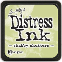 Tim Holtz Distress Mini Ink Pad-Shabby Shutters. - £13.94 GBP