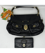 COACH LEGACY Leigh Black Leather Shoulder Purse Bag 11128... - $296.99