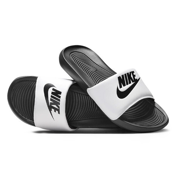 Nike Victori One Slide Men&#39;s Casual Slipper Gym Swim Slides White NWT CN... - $47.61