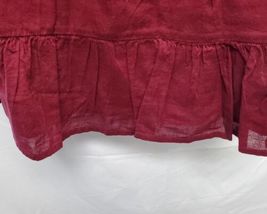 Toddler Girls' 3T Solid Crochet Long Sleeve Dress - Cat & Jack Burgundy NWT image 6