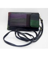 Patchwork Crossbody Purse Vintage Wallet Multi Pocket Free Shipping/Returns - $34.68 CAD