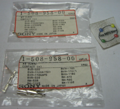 Sony 1-508-958-00 Contact Pin Replacement Part Japan Pkg of 10- NOS Qty 2 - £4.47 GBP