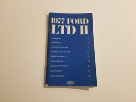 1977 Ford LTD II Owner&#39;s Manual - $14.83