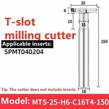 T-Slot Milling Cutter Durable CNC Tungsten Carbide Inserts Tools Holder ... - $33.90+