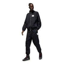 Nike Jordan Flight Statement Track Suit Set Jacket Pants 2 Piece Black Large - £121.21 GBP