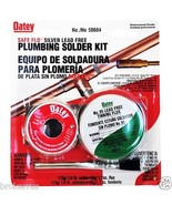 Silver Bearing Lead Free SOLDER &amp;Flux PLUMBING Soldering KIT plumber OAT... - €41,41 EUR
