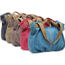 Color: Blueberry Crush - ARM CANDY Handy Natural Canvas Handbag - $72.99