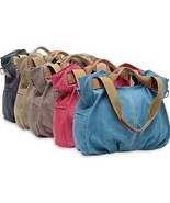 Color: Blueberry Crush - ARM CANDY Handy Natural Canvas Handbag - €62,15 EUR