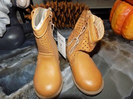 Cherokee TODDLER/GIRLS Dalina Tan Fashion Cowboy Boots Size 7 New - £17.50 GBP