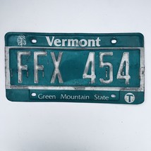  United States Vermont Green Mountain Truck License Plate FFX 454 - $336.54 MXN