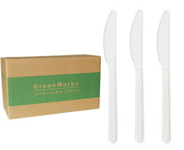 1000 Bulk Compostable CPLA Knives,7&quot; Series Disposable Knife - $79.81