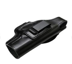 Fits Walther PPK PPQ CCP P99 OWB IWB Leather Holster With Thumb Break image 3