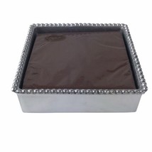Hershey&#39;s Chocolate Kisses Mariposa Silver Brillante Candy Box Aluminum Mexico - £18.36 GBP