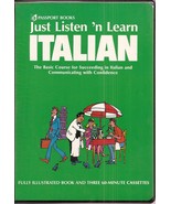 Just Listen &#39;N Learn Italian: The Basic Course for Succeeding in Italian... - $43.56