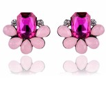Stone stud earrings elegant golden piercing earrings trendy women jewelry gift for thumb155 crop
