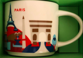 Starbucks Paris You Are Here Coffee Mug Cup 14 Oz - £55.38 GBP