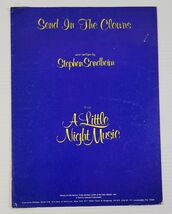 *L4) Send in the Clowns - A Little Night Music - Vintage Sheet Music - $9.89