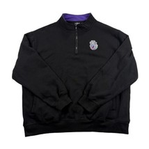 James Madison Dukes Tortugas Logo 1/4 Zip Pullover Colosseum Mens 2XL Black - $34.29