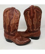 Cuadra Genuine Teju Lizard Skin Western Cowboy Boots Sz 7.5 Western Rancher - £155.69 GBP