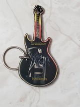 Collectible Bob Marley Guitar Shaped Wooden Key Chain - £10.18 GBP